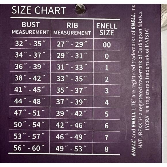 Enell NL100 Wireless High Impact Sports Bra 261 Size 4 Ecru - Picture 3 of 8